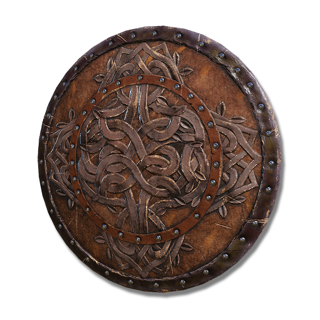 12059 Large Leather Shield armaments