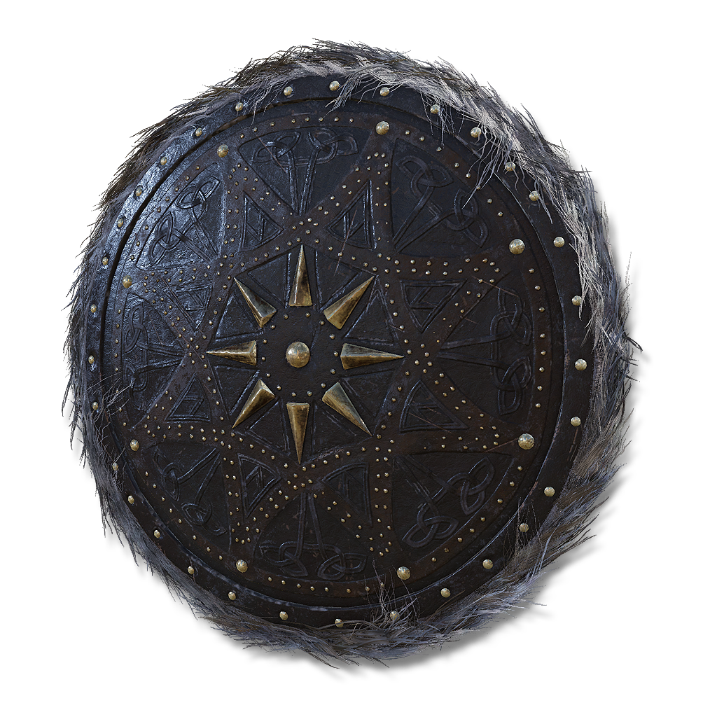 12070 Black Leather Shield armaments