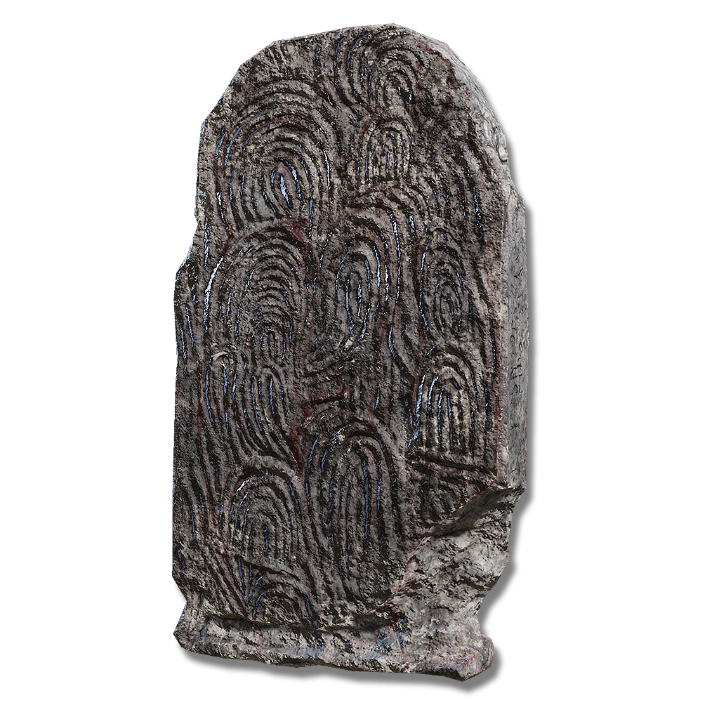 12091 Fingerprint Stone Shield armaments