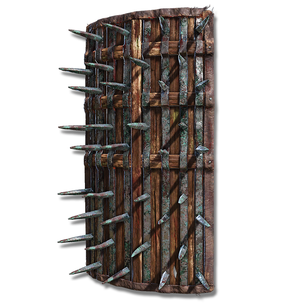 12095 Spiked Palisade Shield armaments