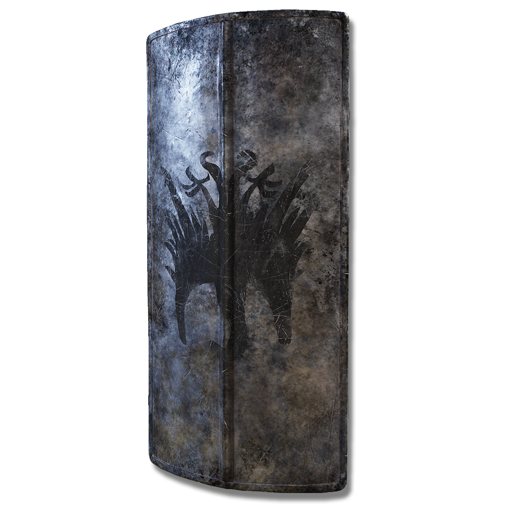 12099 Inverted Hawk Towershield armaments