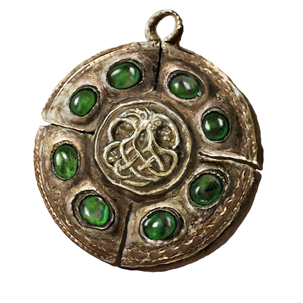 18021 Viridian Amber Medallion 1 talismans 18021 Viridian Amber Medallion 1 talismans