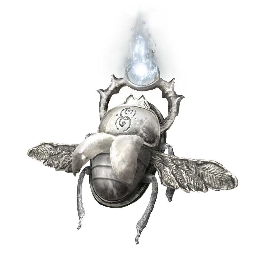 18110 Silver Scarab talismans