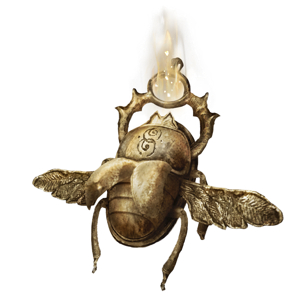 18120 Gold Scarab talismans