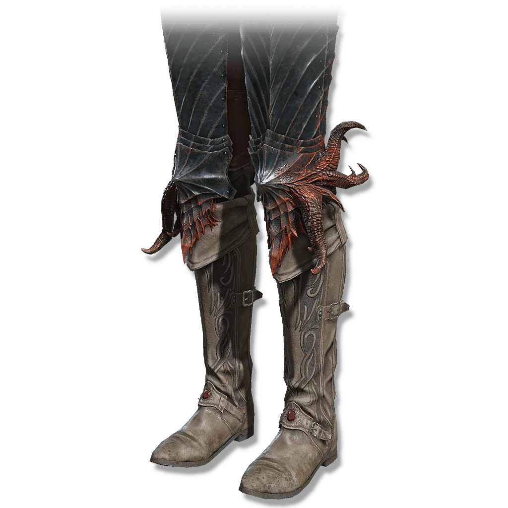13023 Drake Knight Greaves armor 13023 Drake Knight Greaves armor