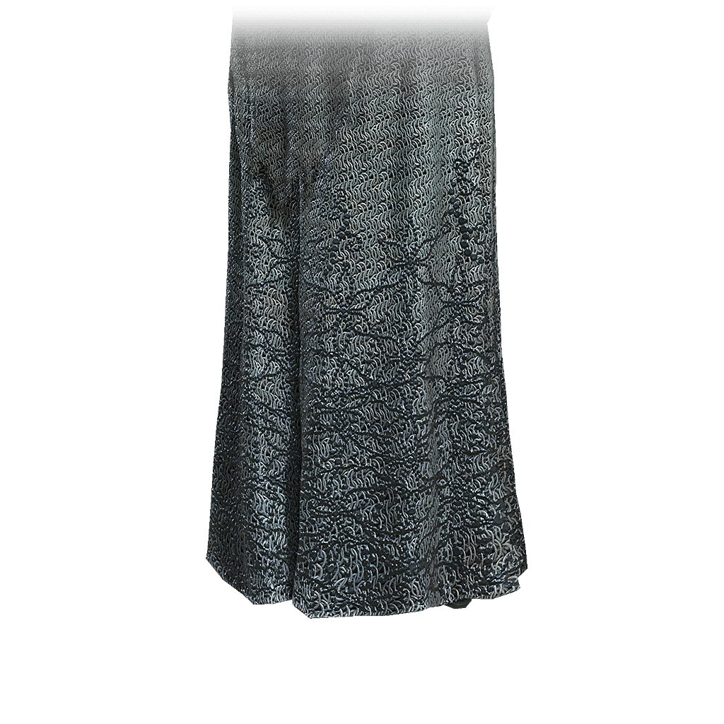 13303 Blue Silver Mail Skirt armor 13303 Blue Silver Mail Skirt armor