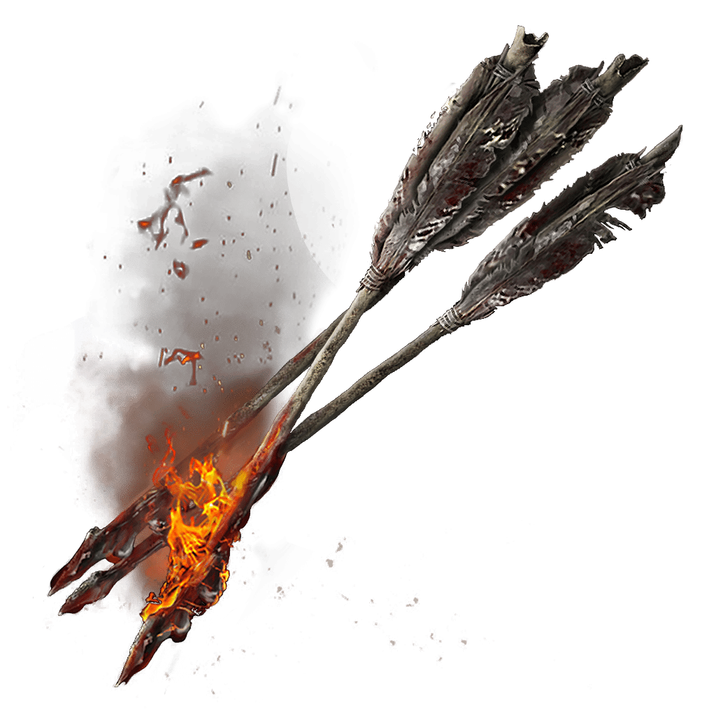 17012 Firebone Arrow Fletched ammo